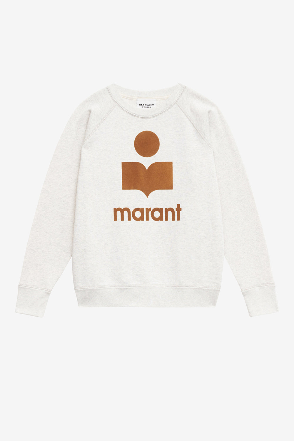 Sweatshirt millyny en coton à logo - Ecru/camel - Woman - 1