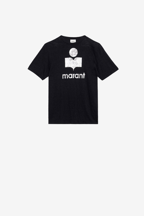 T-shirt zewel con logo a maniche corte - Nero - Woman