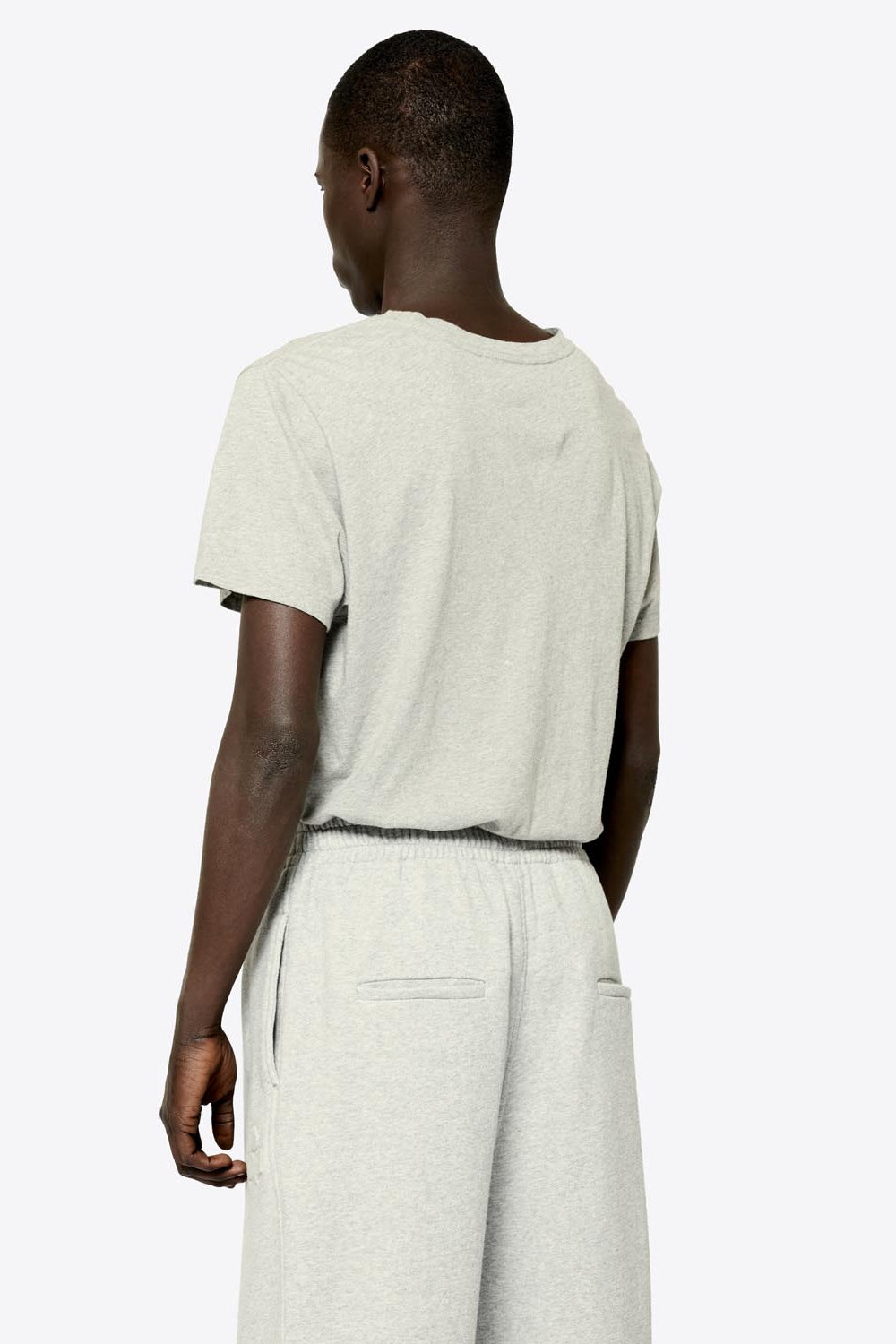Zafferh 코튼 로고 티셔츠 - Light gray - Man - 5