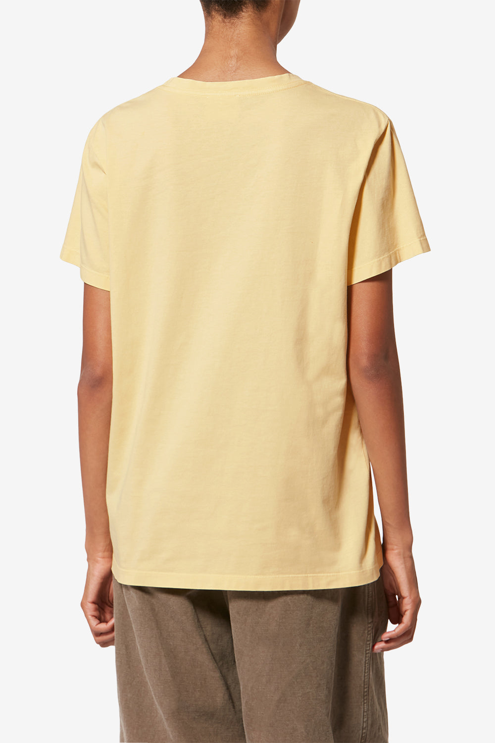 Aby short-sleeve cotton t-shirt - Butter-ecru - Woman - 5