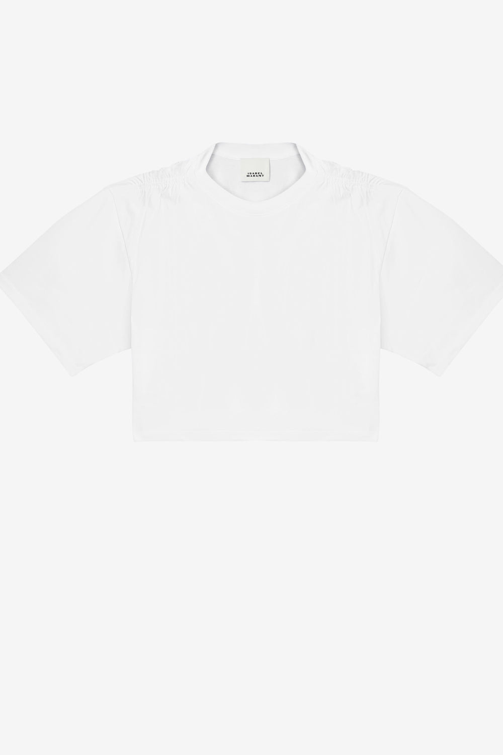 Laurea short plain-colored cotton t-shirt - White - Woman - 1