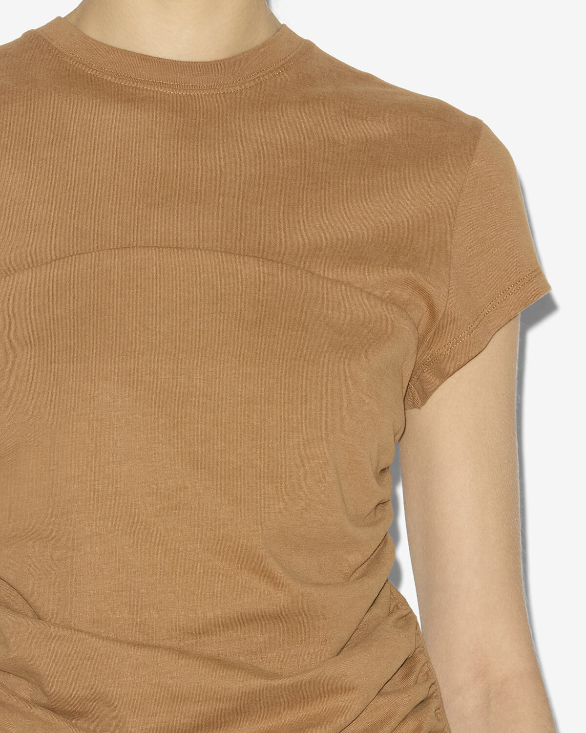 T-shirt maelie Woman Caramel 2