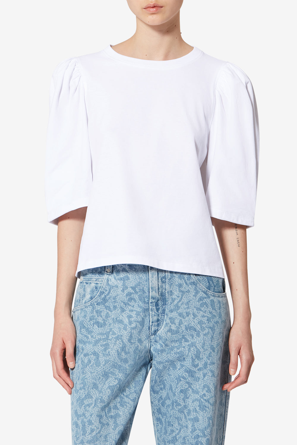 Maeliss organic cotton t-shirt - White - Woman - 4