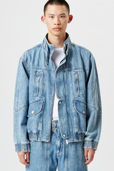 Veste en denim jakito - Bleu clair - Man - 4