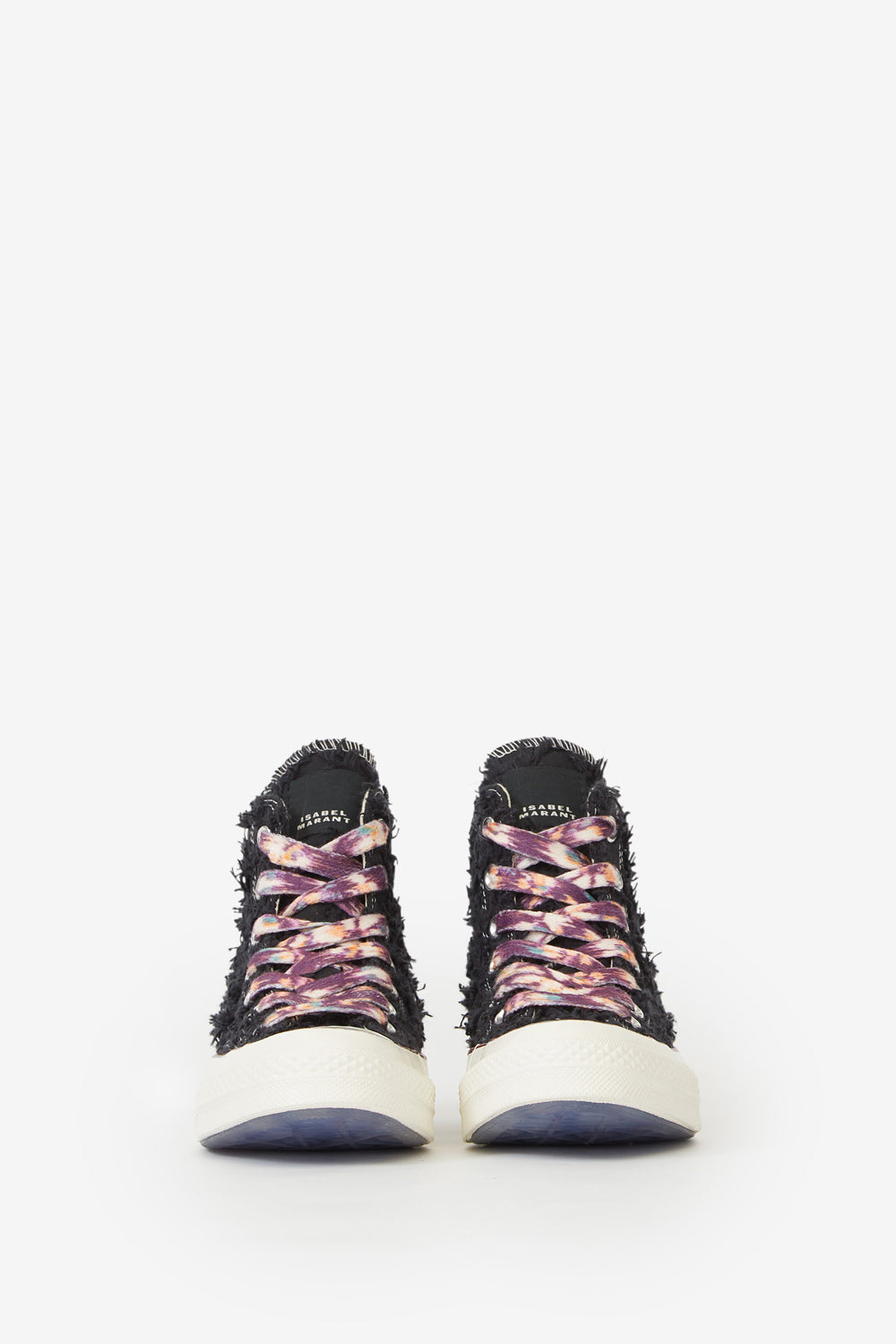 Isabel marant x converse 척 70 하이탑 스니커즈 - 까마귀 블랙 - Woman - 4