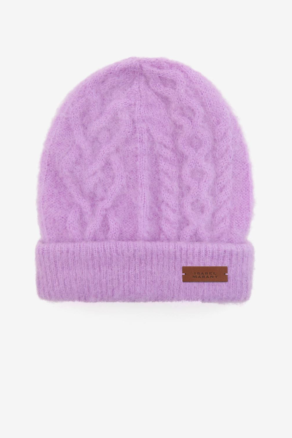 Gorro de lana mohair trenzada tolie - Lavender - Woman - 1