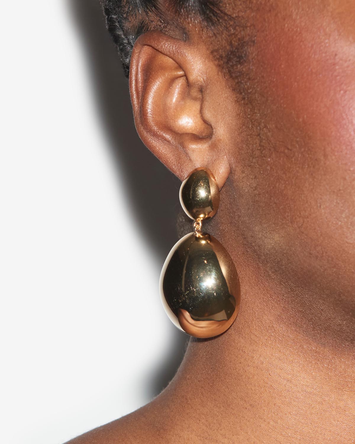 Boucles d'oreilles awa Woman Doré 1