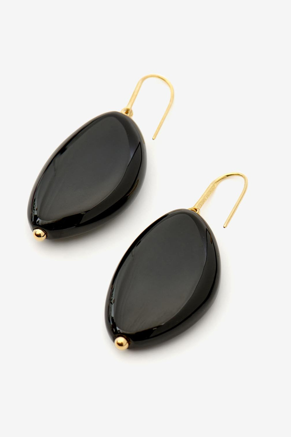 Pendientes de piedra natural on the rocks - Negro - Woman - 3