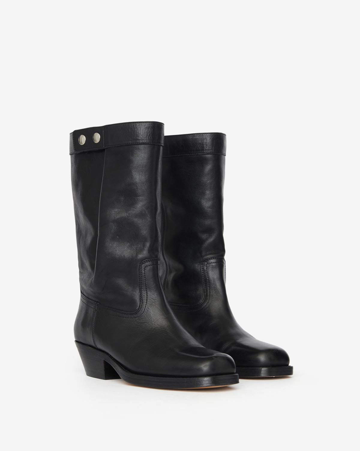 Botas bajas ademe Woman Negro 5
