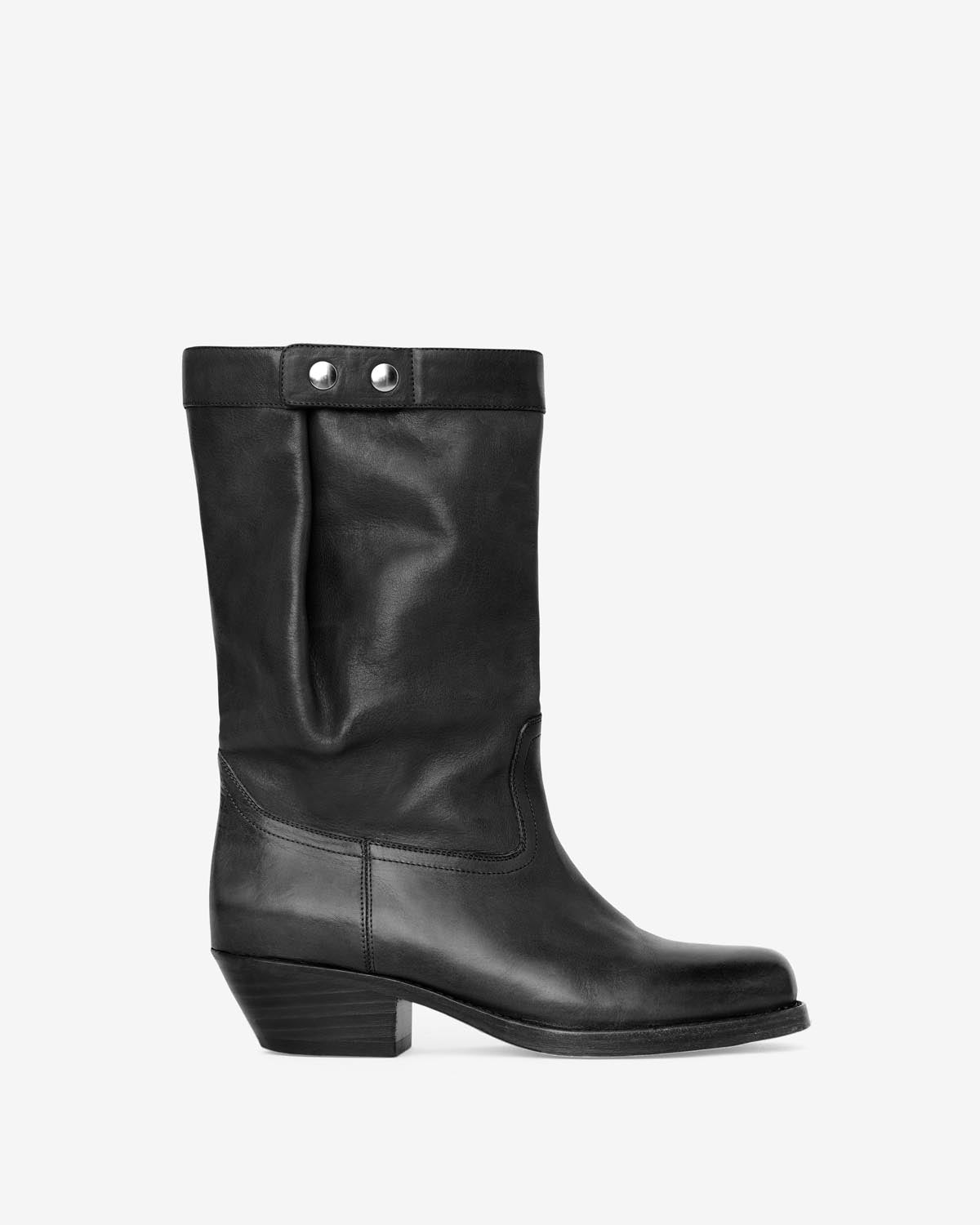 Isabel marant black cowboy boots on sale