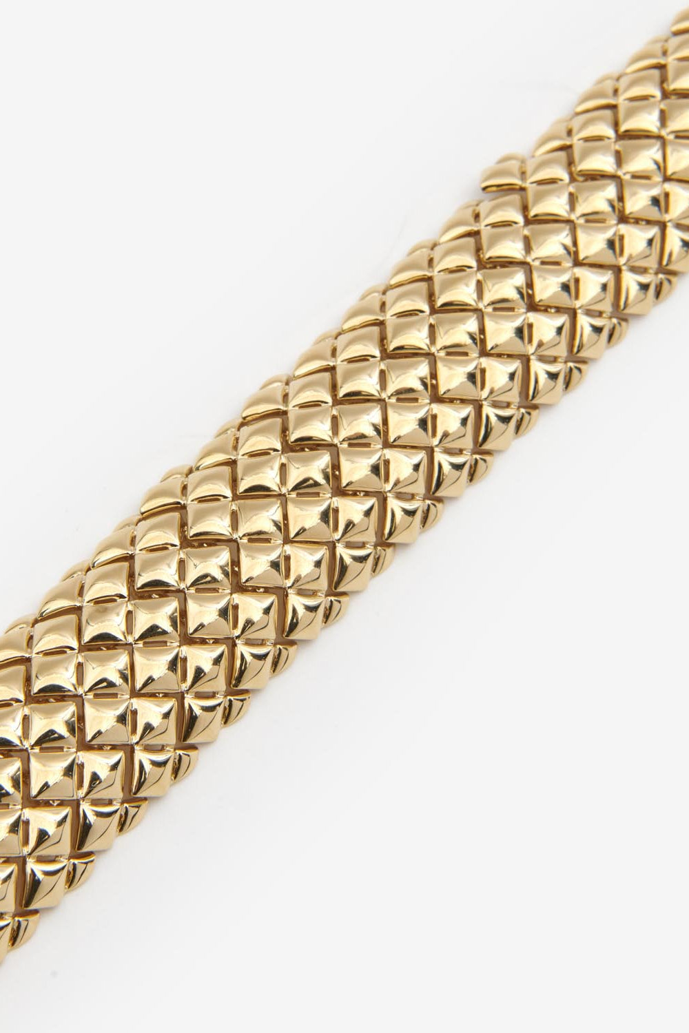 Miyu stretch bracelet in gold-finish brass - Gold - Woman - 3