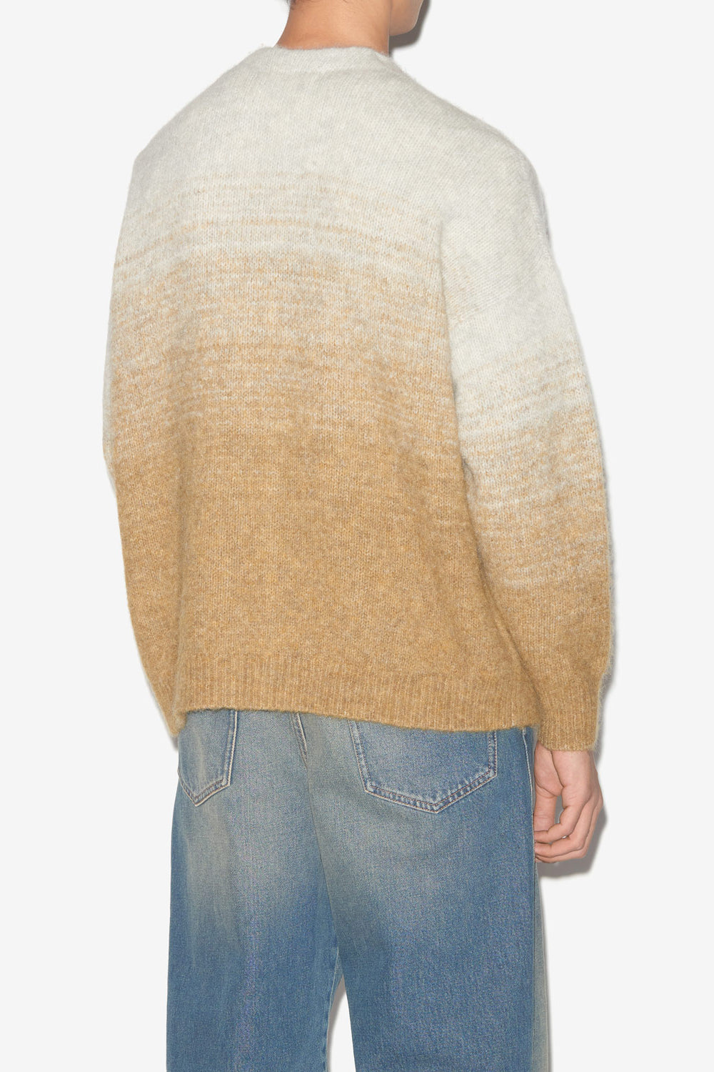 Daneah グラデーション アルパカニット製 カーディガン - Honey - Man - 5