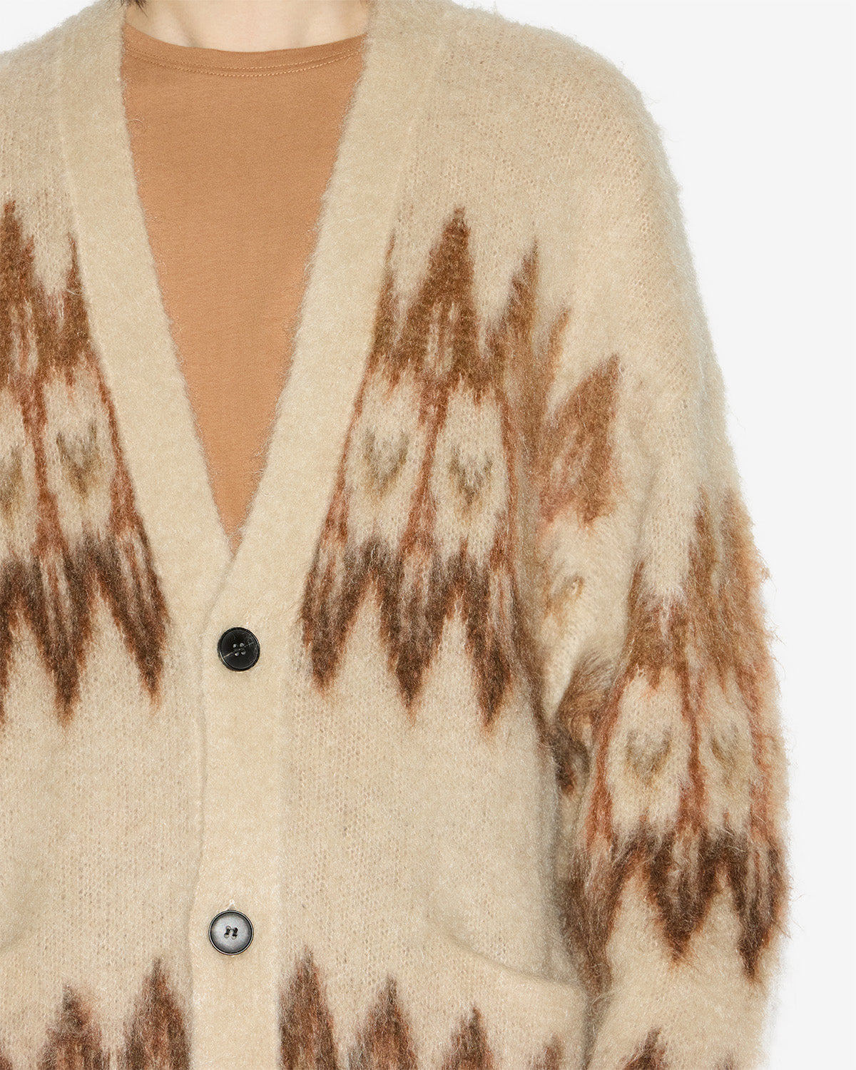 Cardigan nielson Man Orange 2