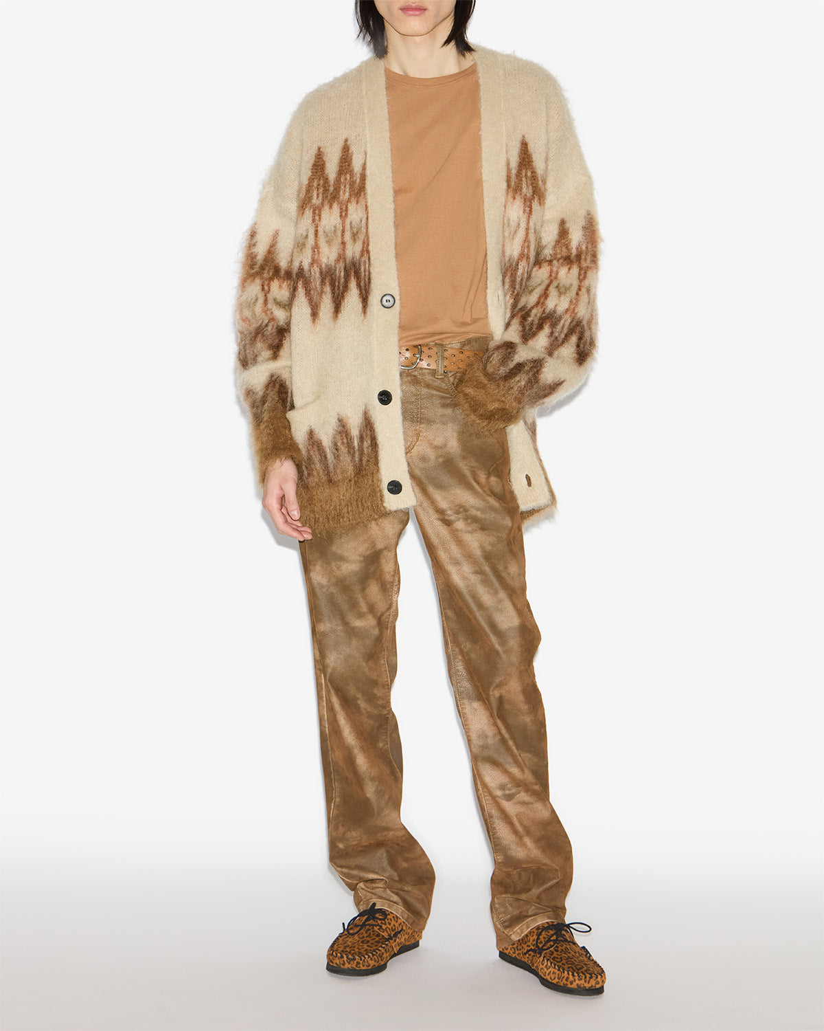 Cardigan nielson Man Orange 4