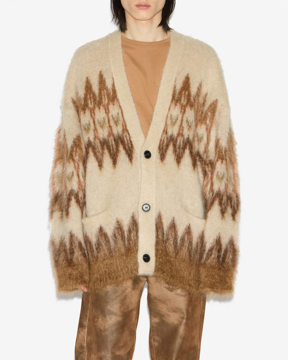 Cardigan nielson Man Orange 5