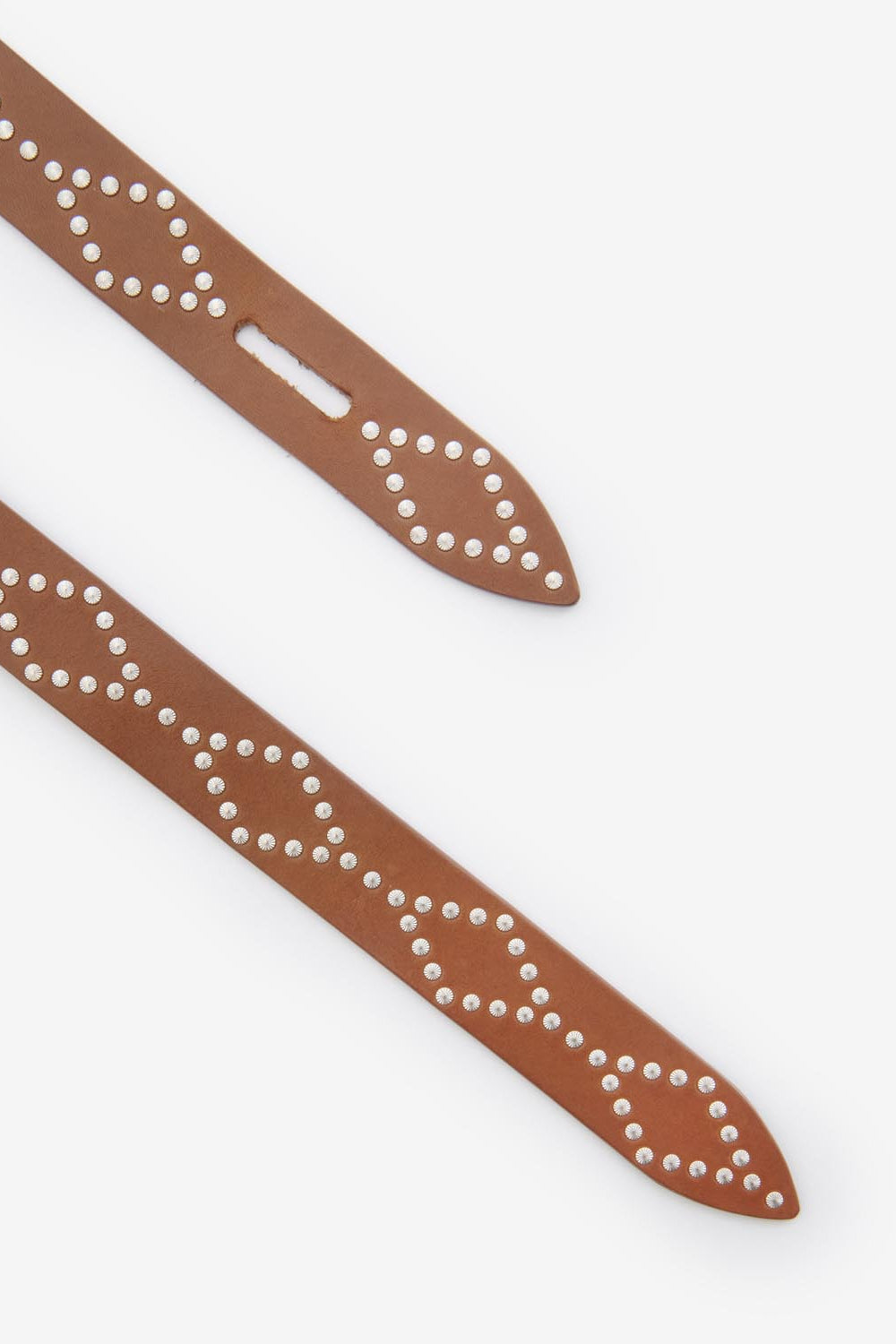 Lecce bow belt - Cognac-silver - Woman - 3