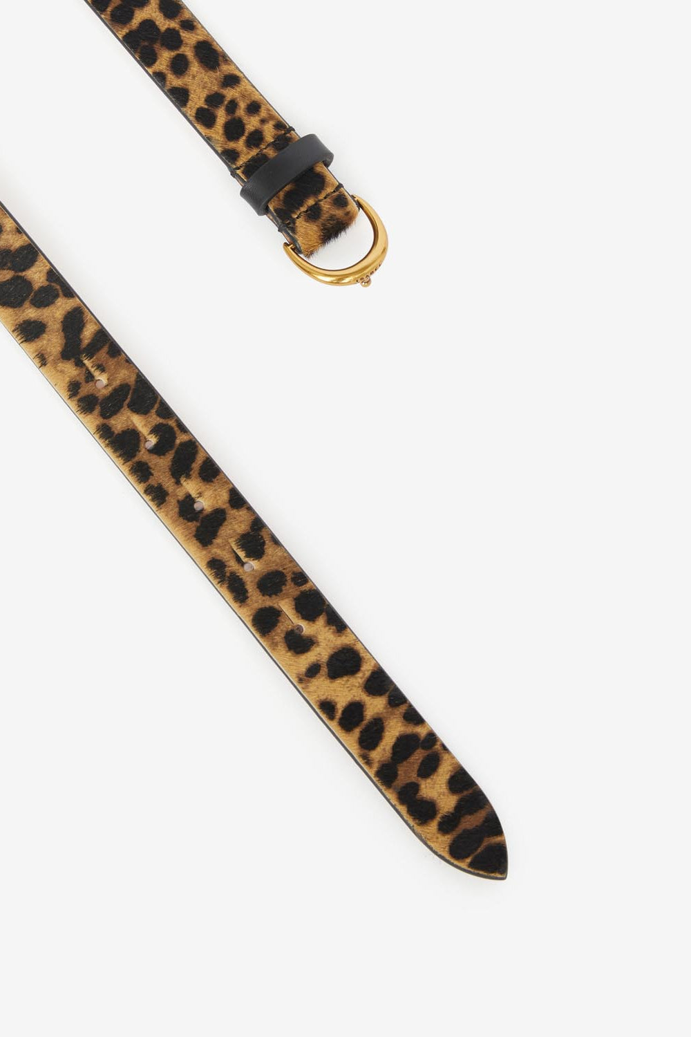 Luno leather leopard print belt - Leopard - Woman - 3
