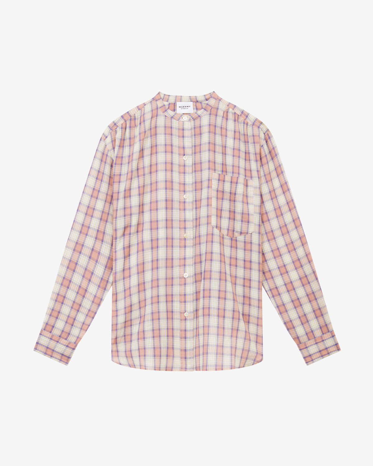 Chemisier mexika Woman Antik pink-yellow 1
