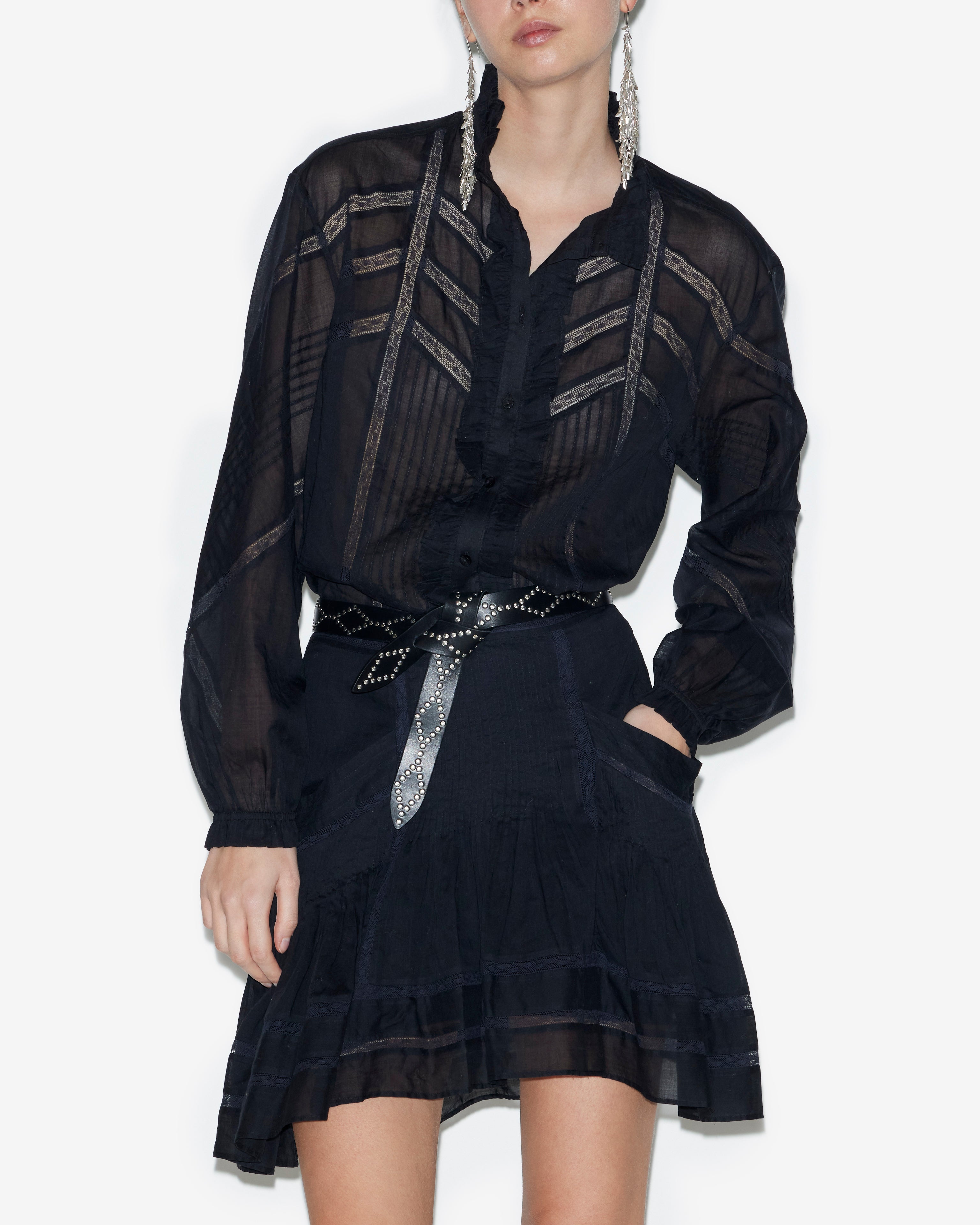Bluse gaia Woman Schwarz 5
