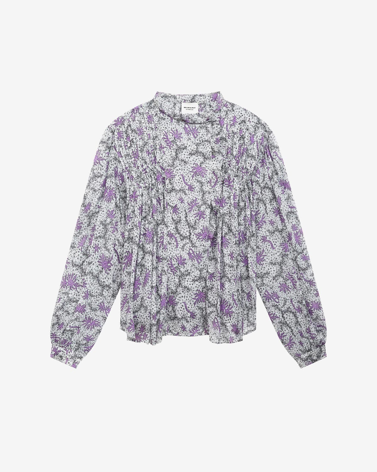 Blusa dubna Woman Ecru-lilac 1