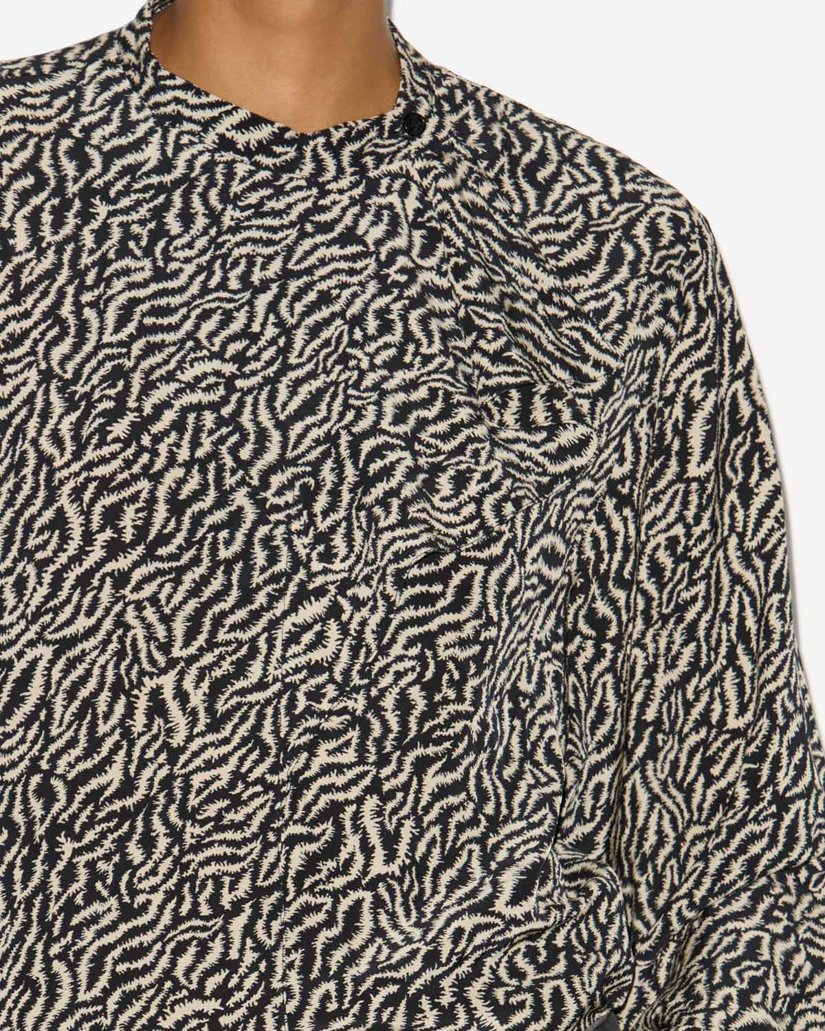 Vilda blouse Woman Ecru and black 2