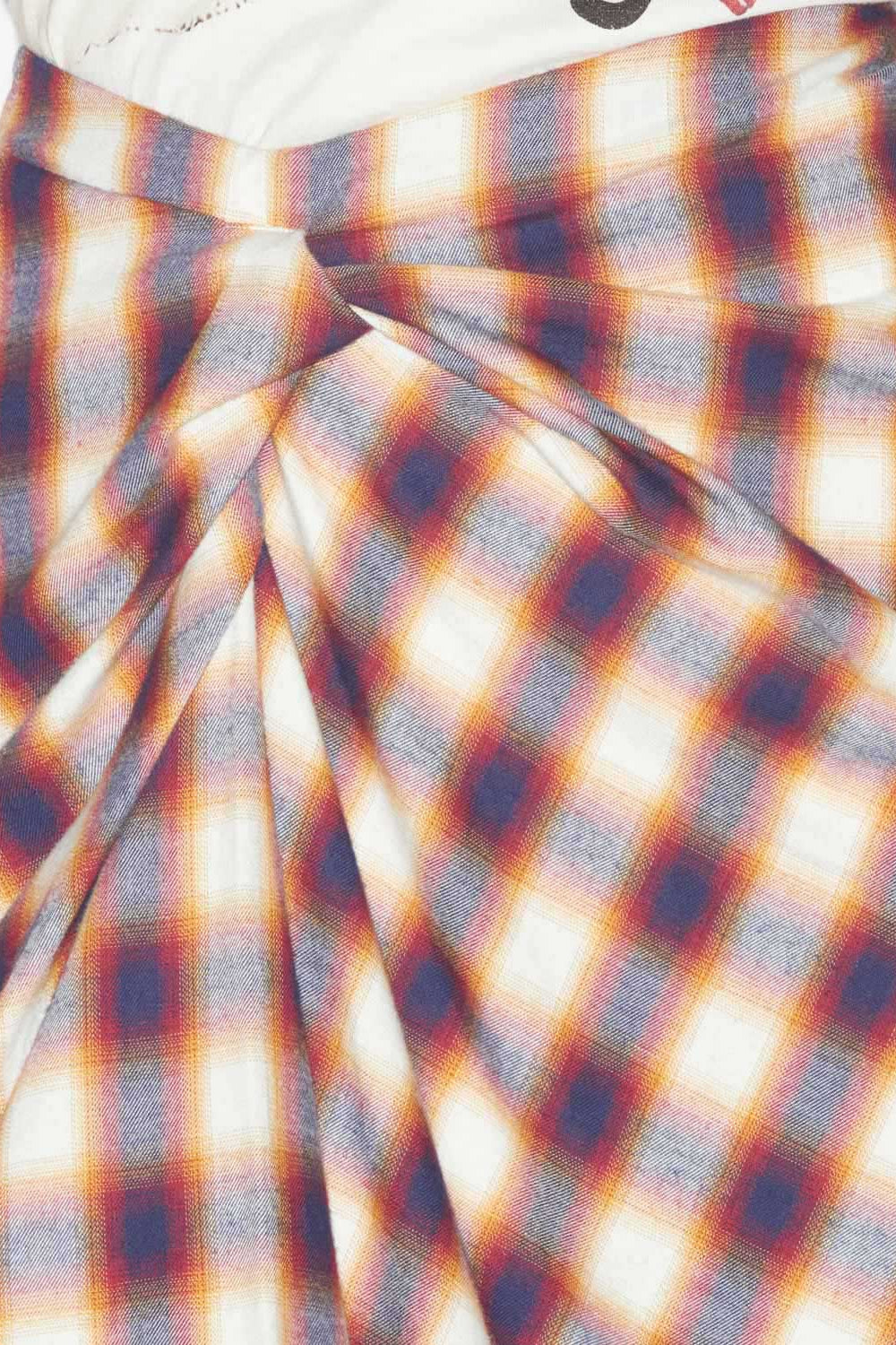 Tijuana midi skirt in checkered cotton - Red and black - Woman - 3