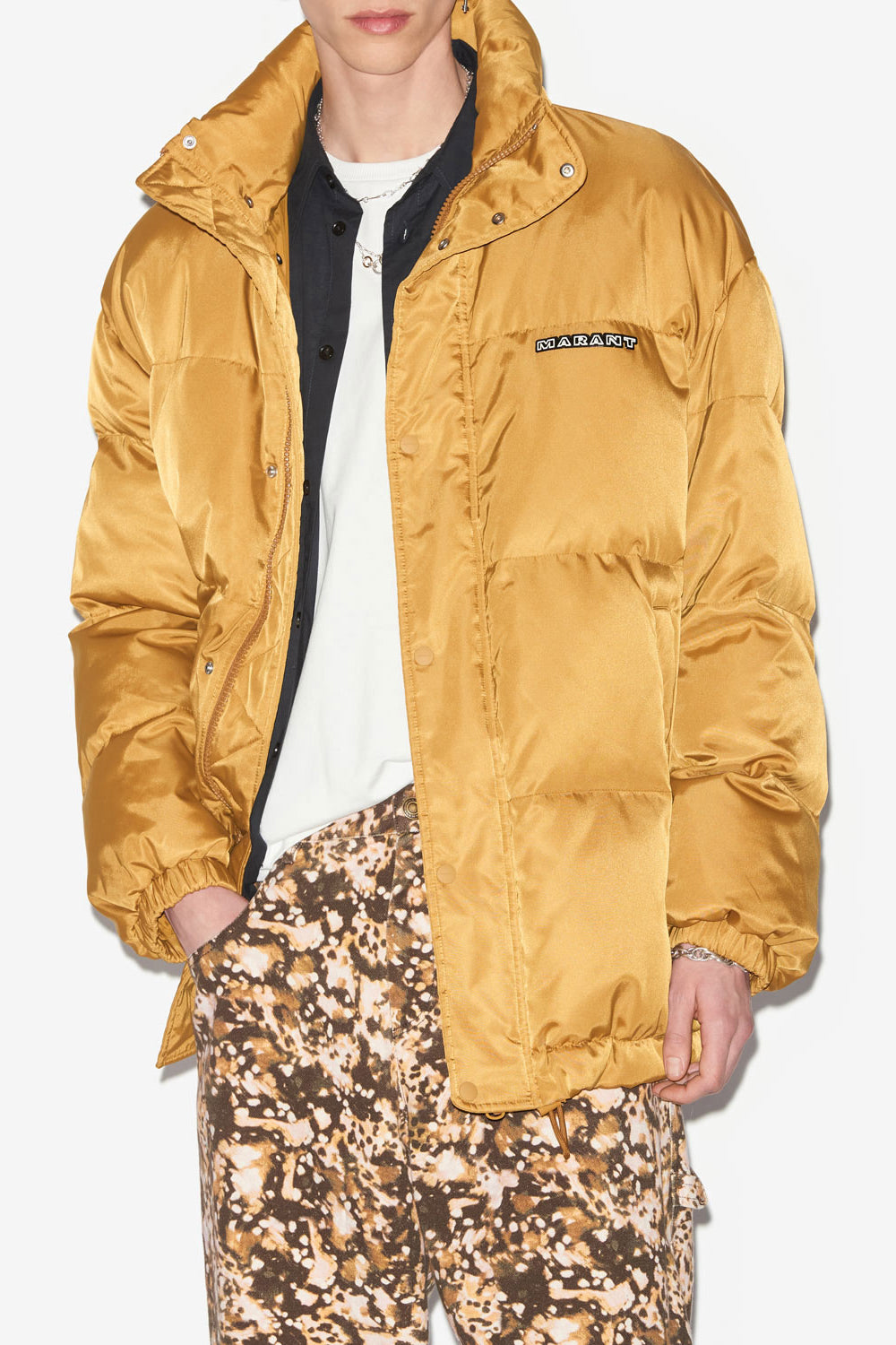 Manteau doudoune court uni dilma - Ocre - Man - 4