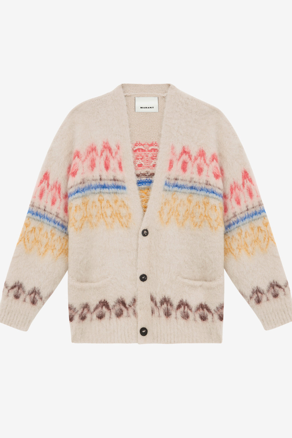 Dyston モヘアニット コート - 色とりどりの - Man - 1