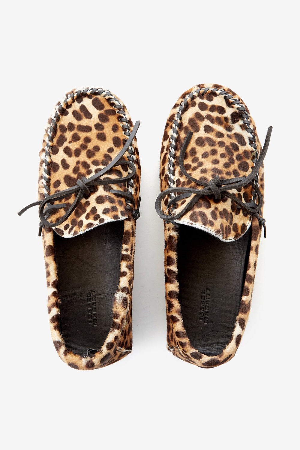 Fitza printed leather loafers - Leopard - Woman - 4