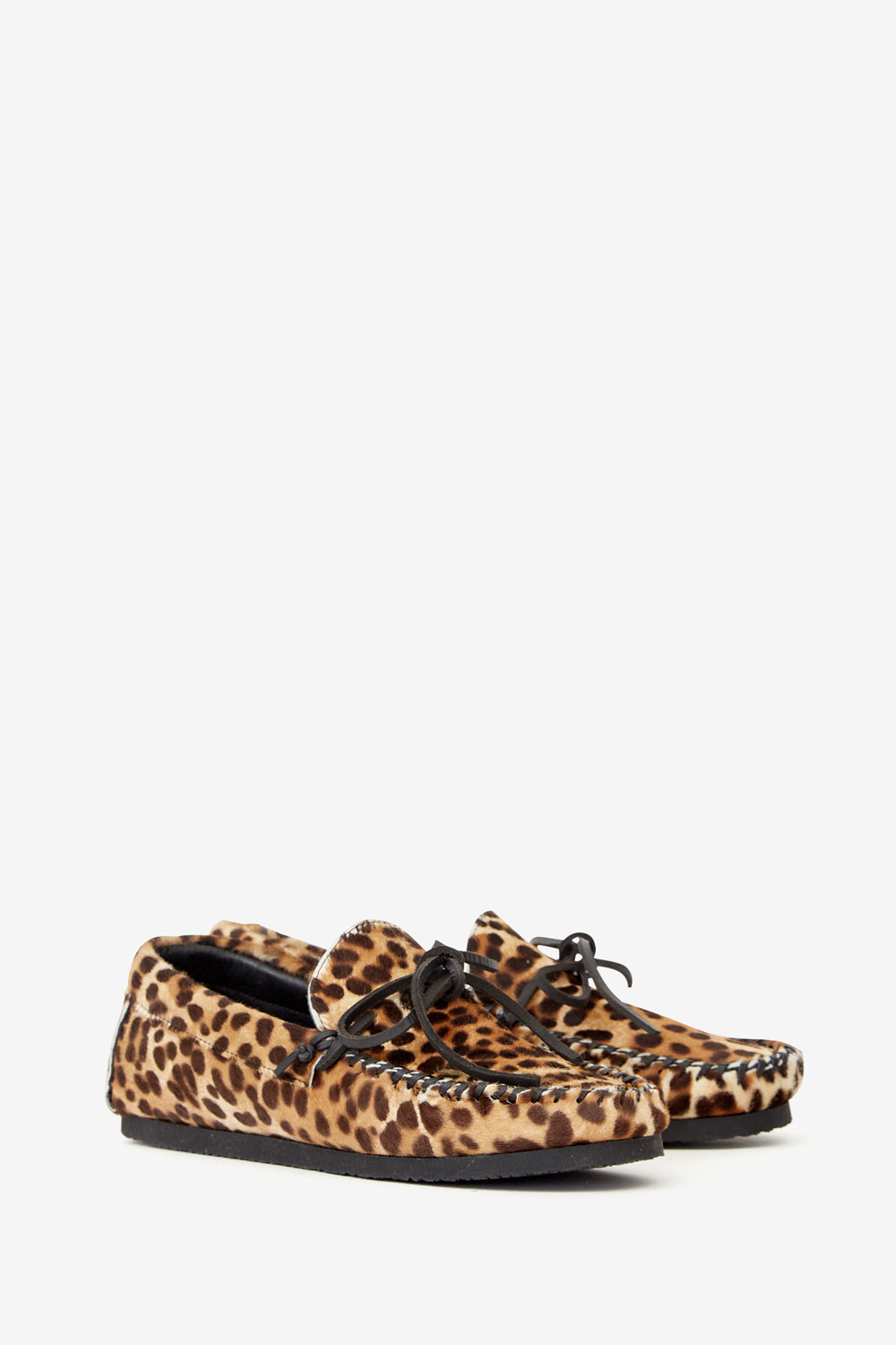 Fitza printed leather loafers - Leopard - Woman - 3