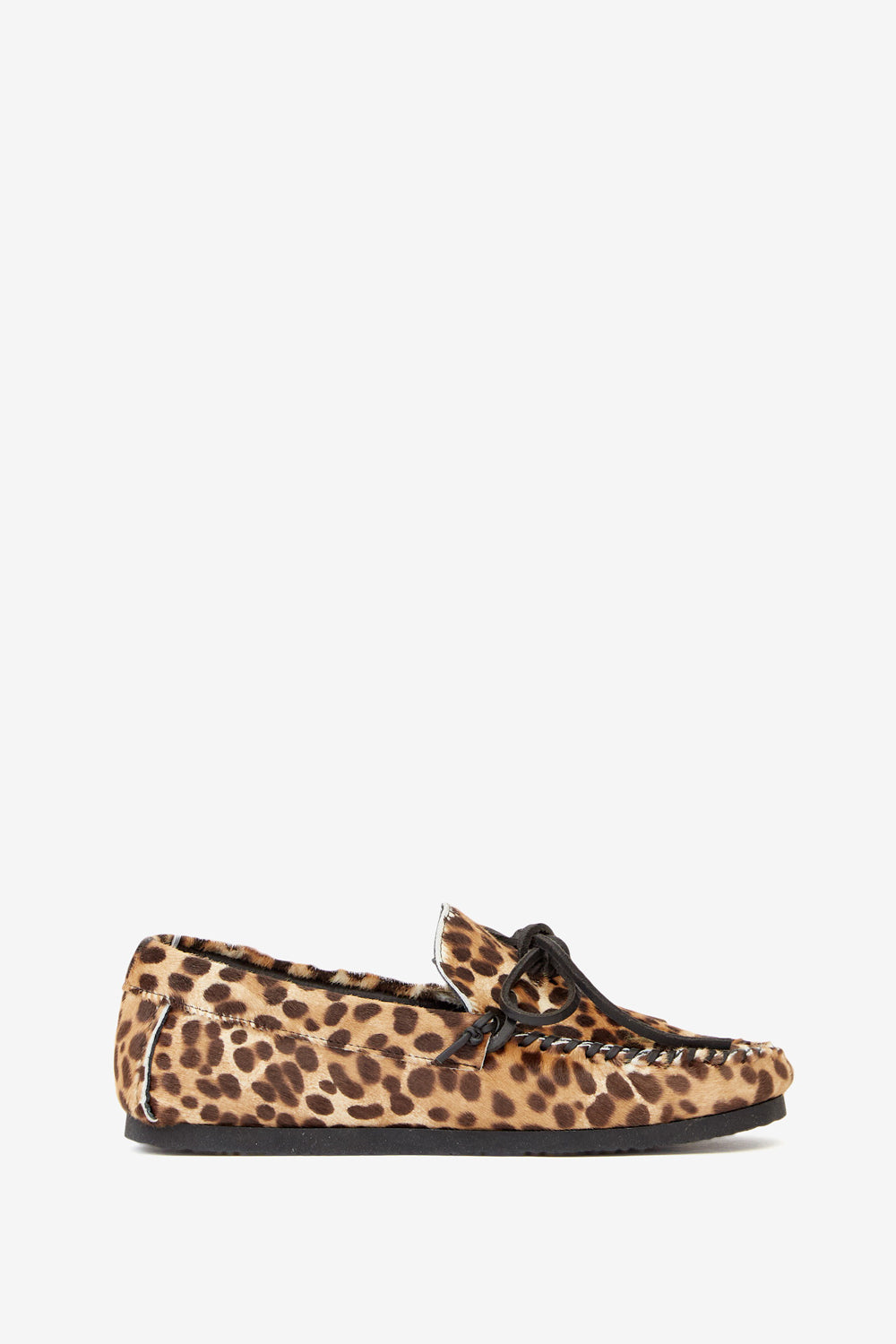 Fitza printed leather loafers - Leopard - Woman - 1