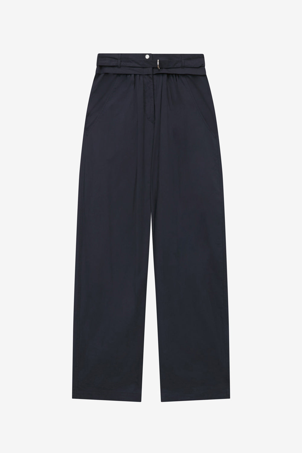 Celia sporty style plain-colored cotton blend pants - Black - Woman - 1