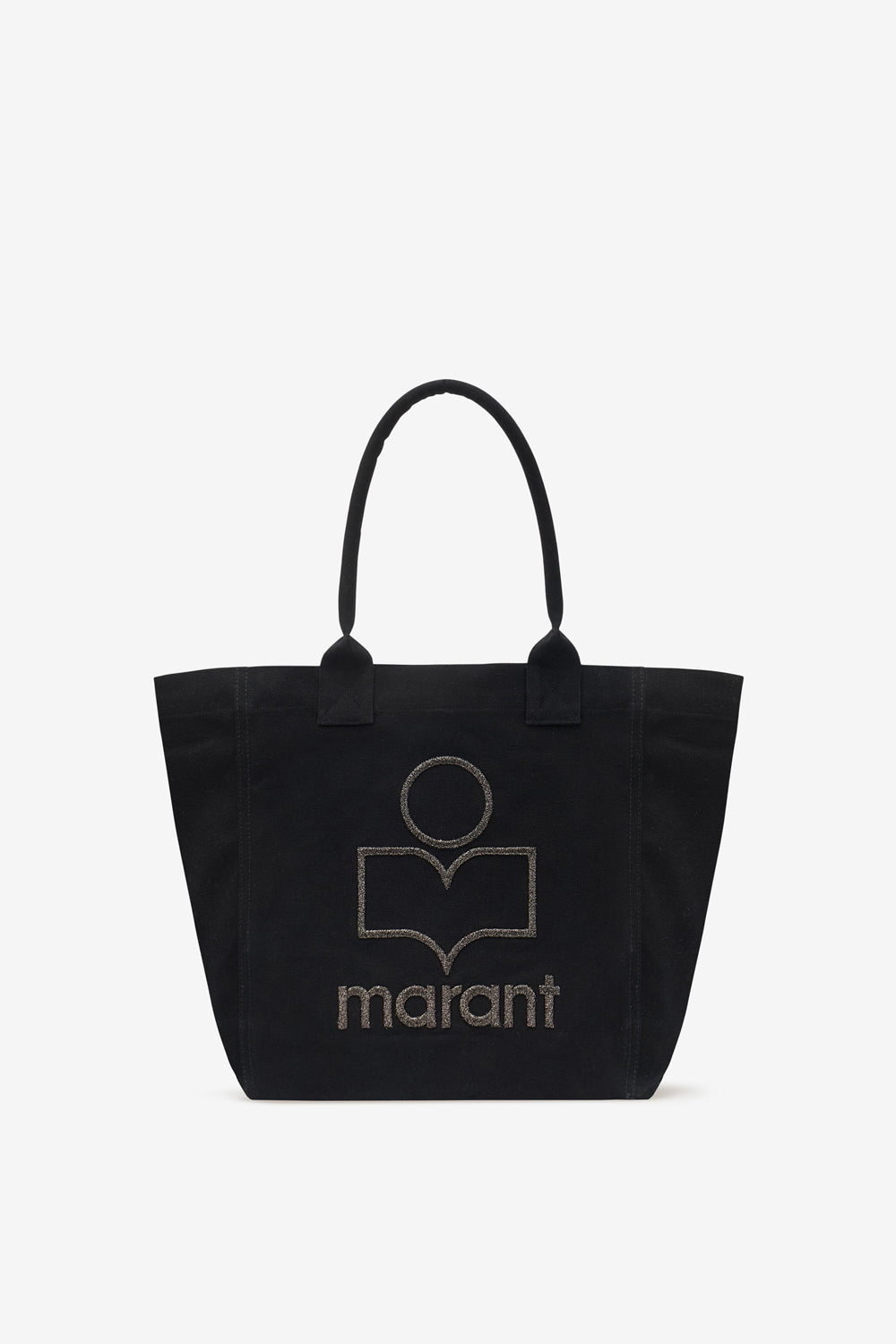 Small yenky cotton bag with logo - Black - Woman - 1