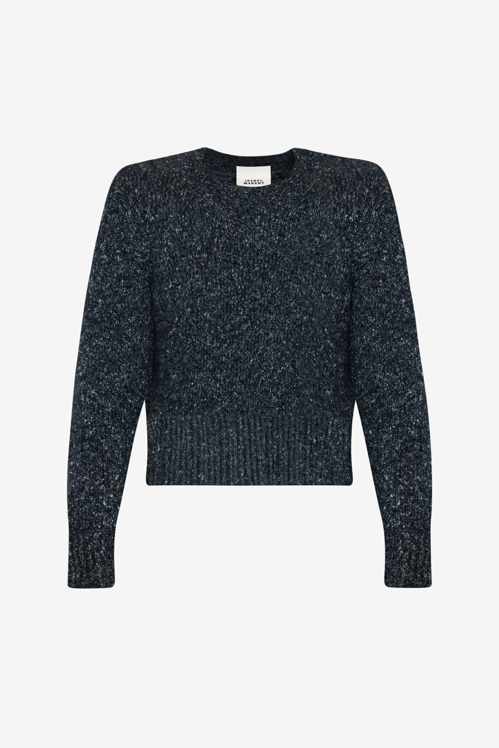 Kalo sweater in plain-colored fluffy knit - Anthracite - Woman - 1