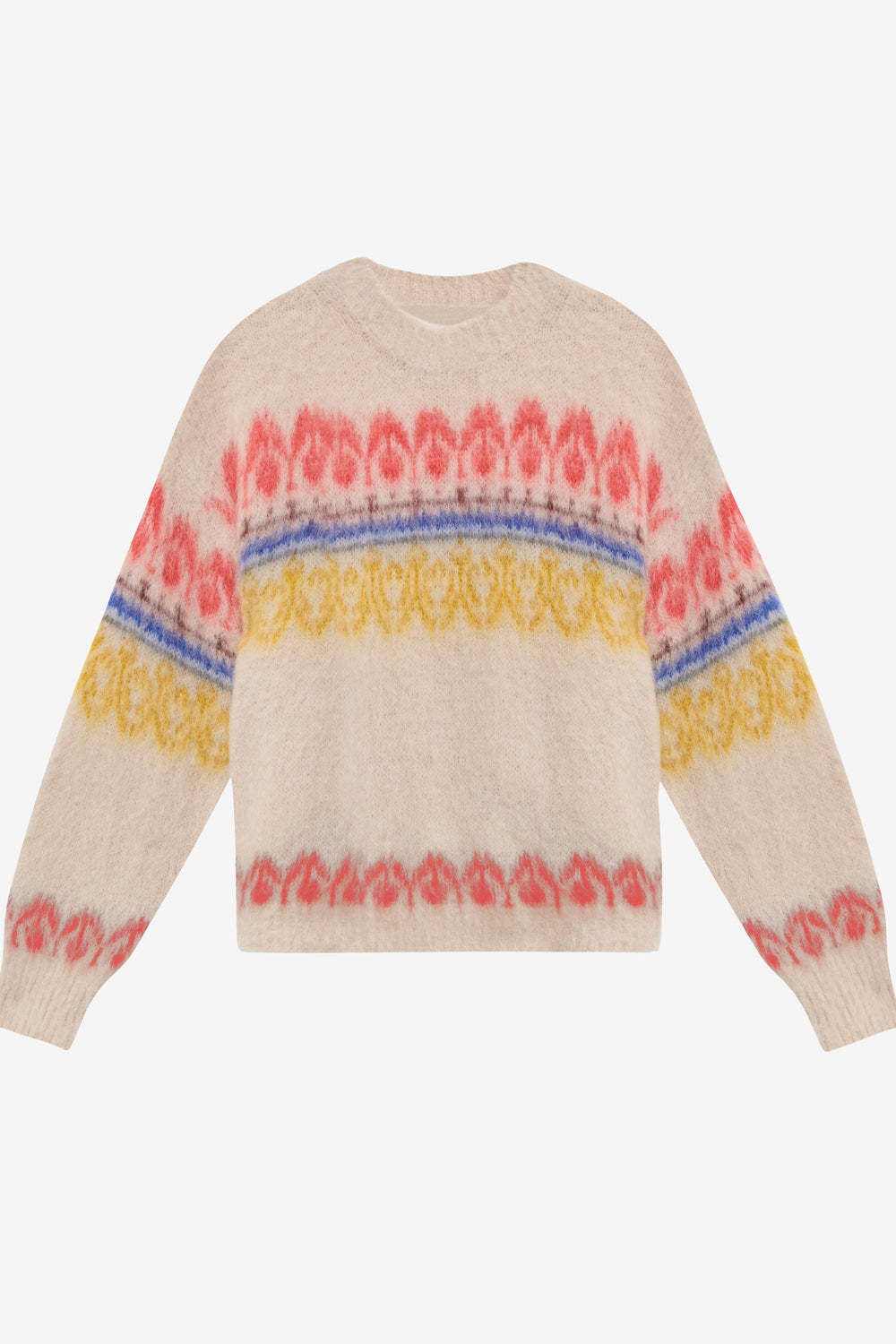 Maglione dully in mohair con motivi arty - Multicolore - Man - 1