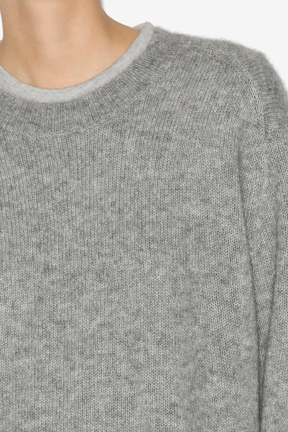Lylia cashmere and alpaca knit sweater - Gray - Woman - 3