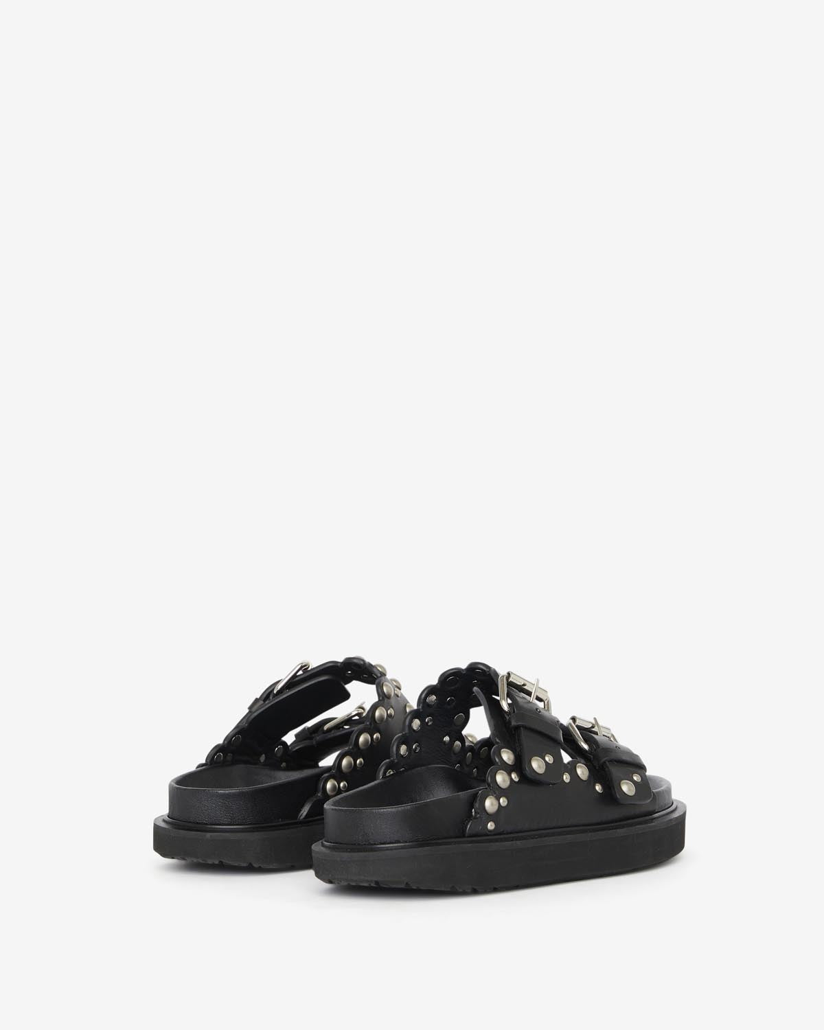 Sandalias lennya Woman Black and silver 2