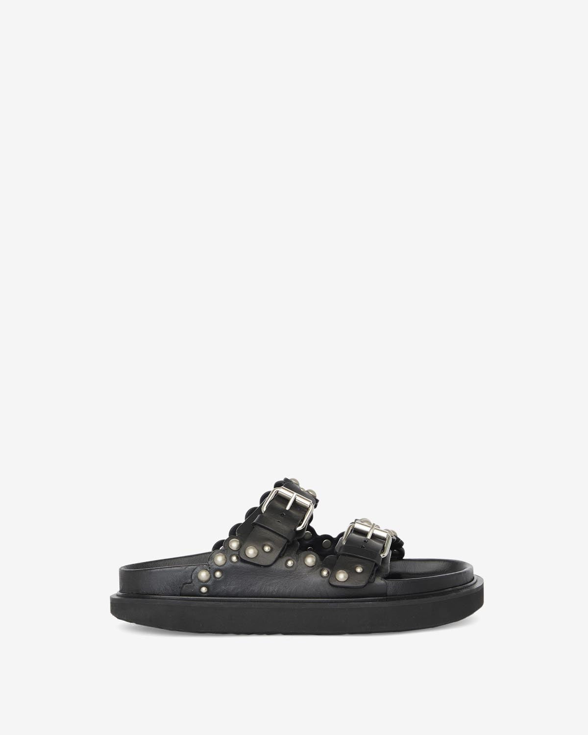 Sandalias lennya Woman Black and silver 4