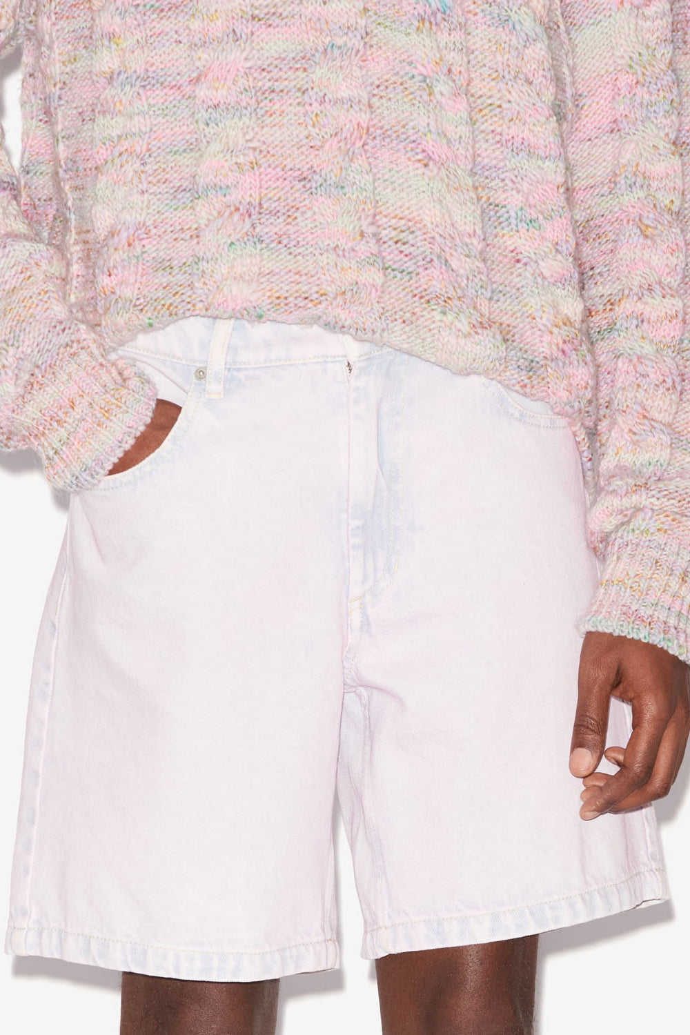 Kurze shorts jerryli aus denim - Lilac - Man - 4