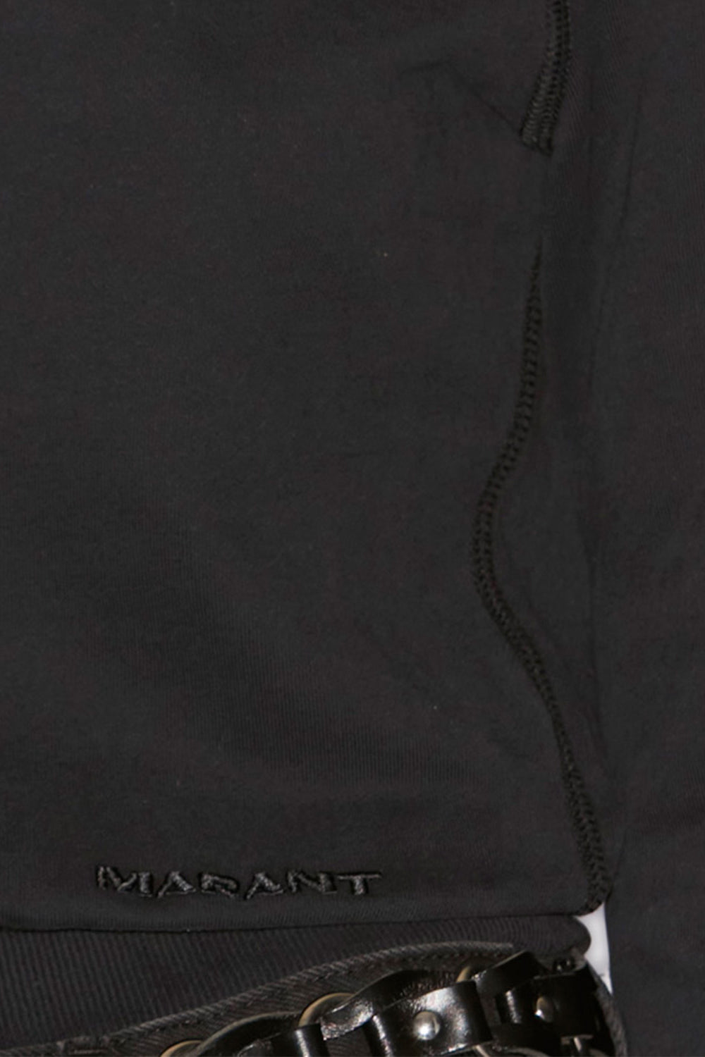 Sweatshirt prissa en coton à épaules structurées - Noir - Woman - 3