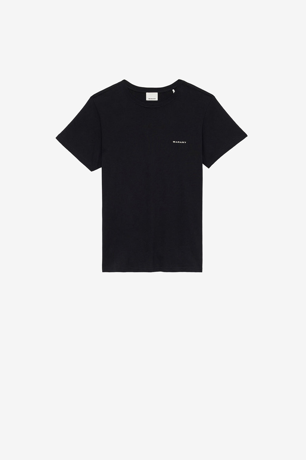 Camiseta de manga corta de algodón lisa zafferh - Negro - Man - 1