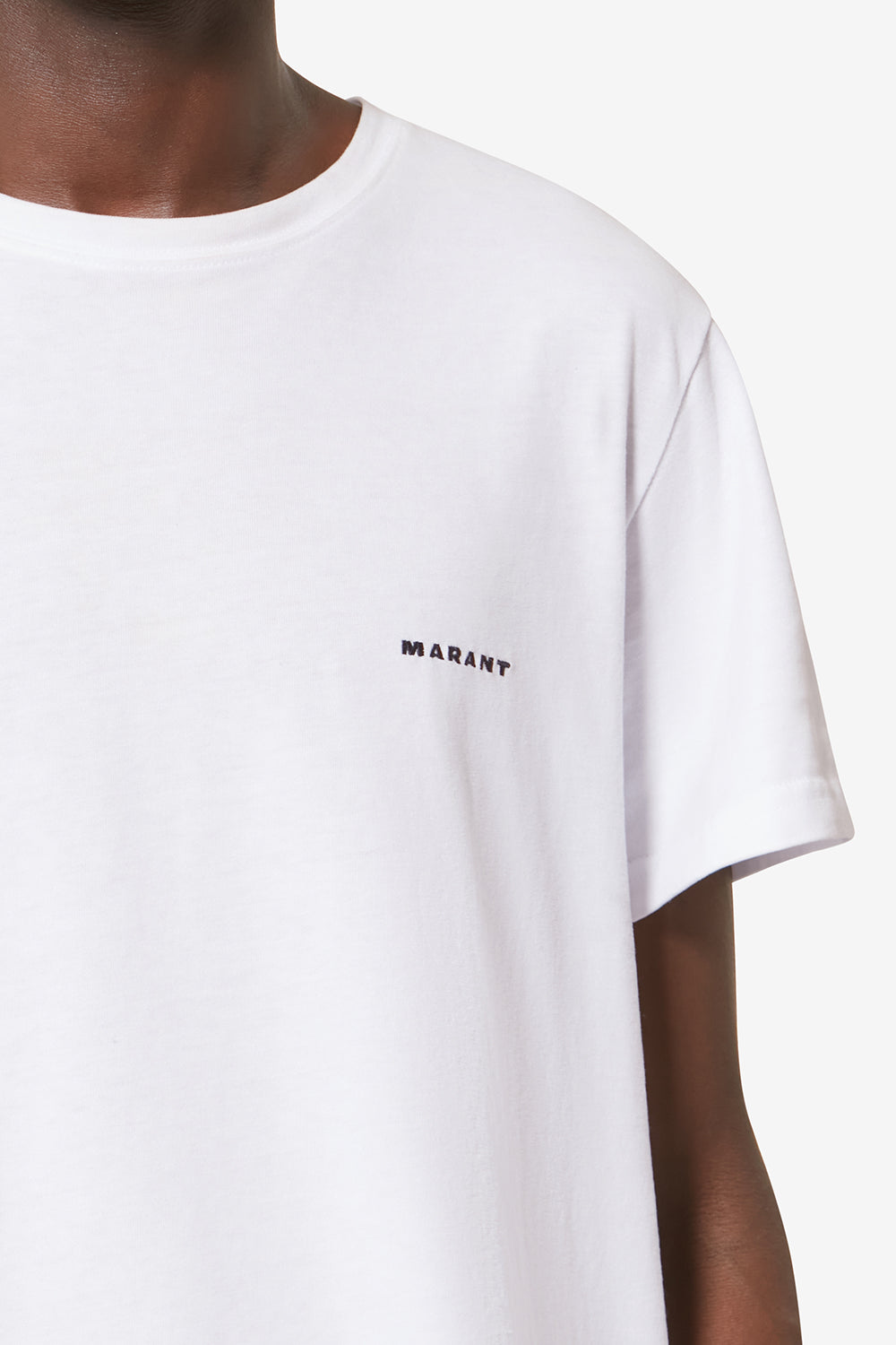 T-shirt zafferh aus einfarbiger baumwolle mit kurzen ärmeln - Weiß - Man - 3