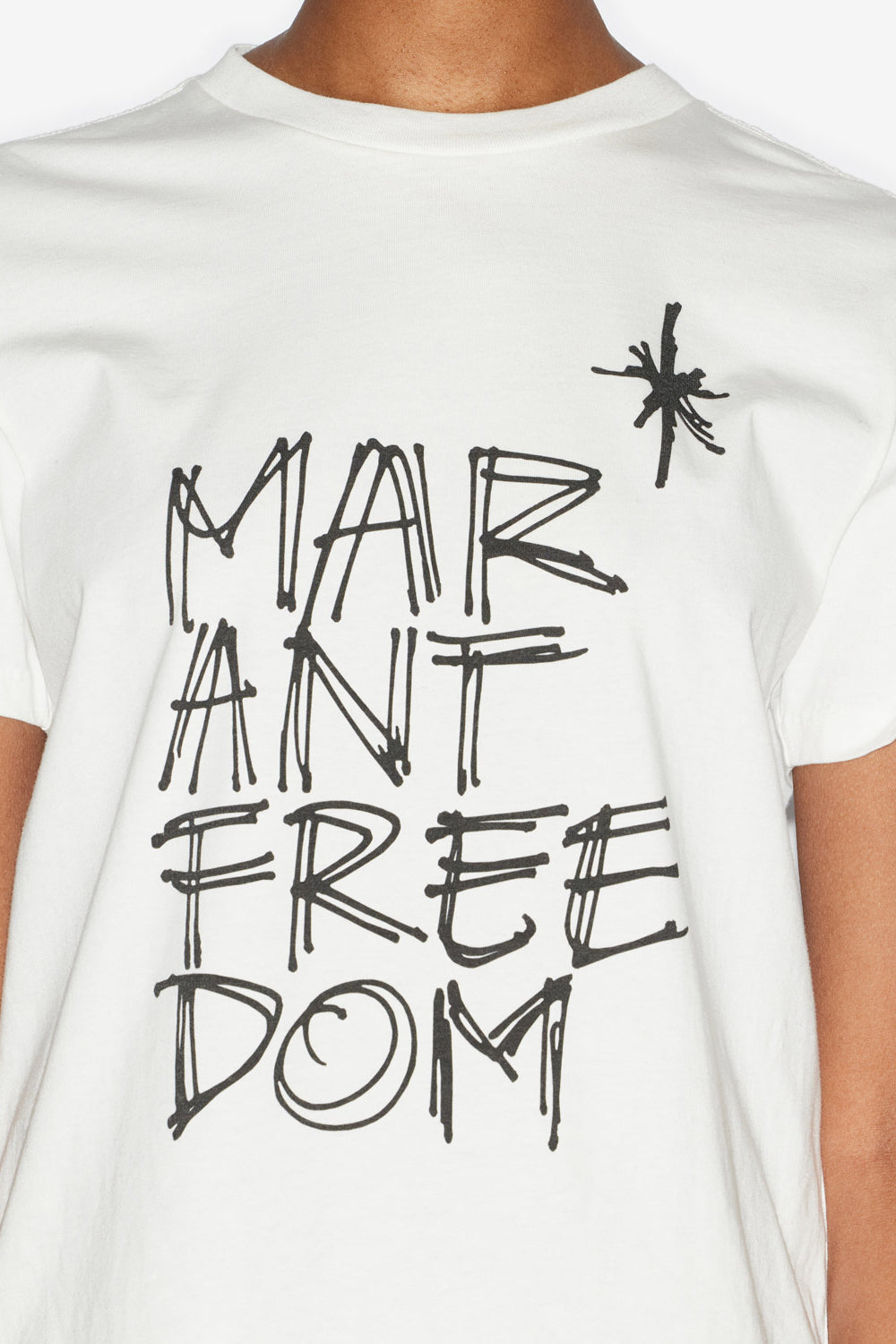 Zoeline printed cotton t-shirt - White - Woman - 3