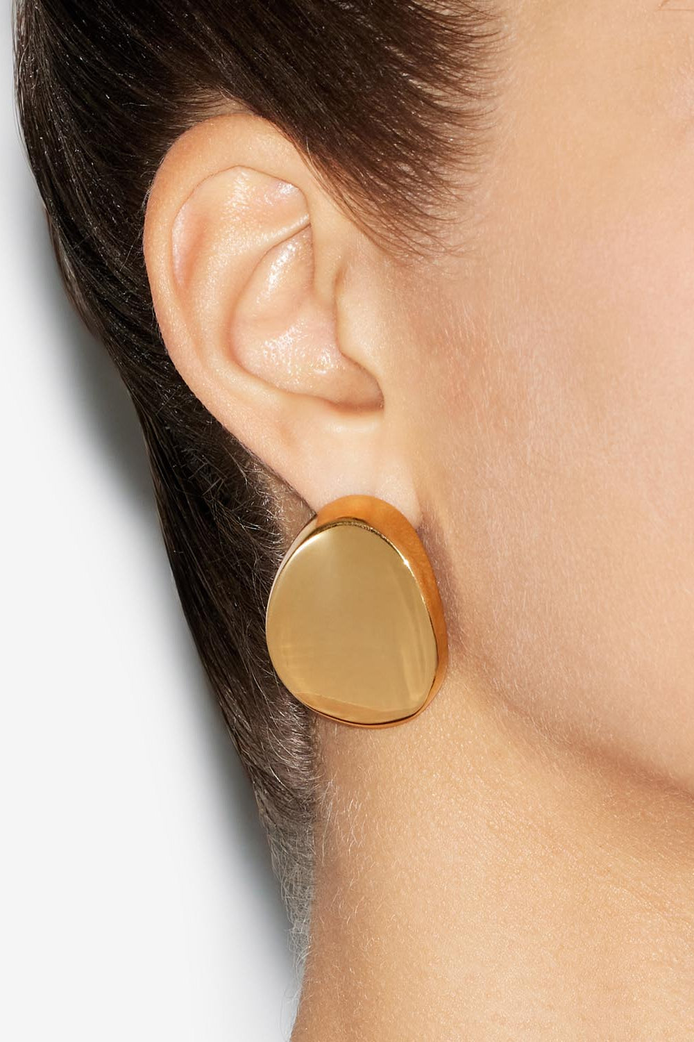 Pendientes curvos ory - Dorado - Woman - 2