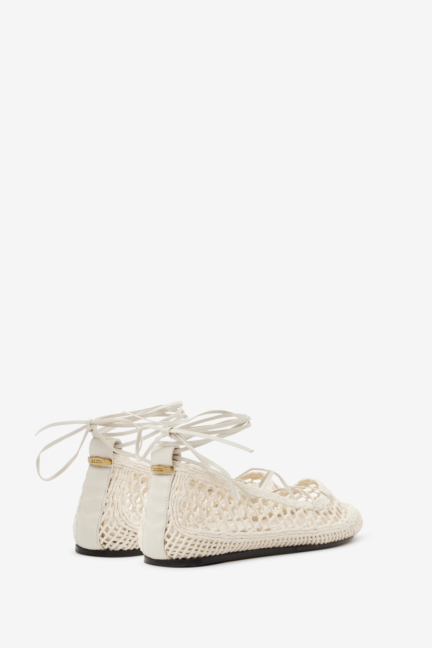 Belna openwork ballet flats - Ecru - Woman - 2