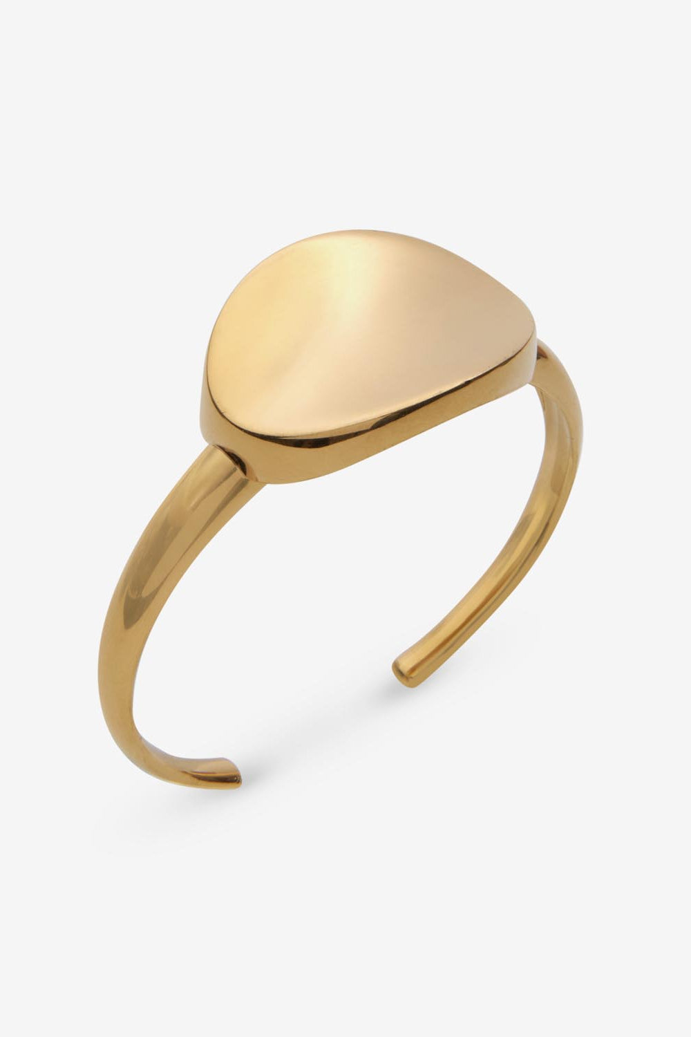 Ory cuff bracelet in gold-finish brass - Gold - Woman - 3