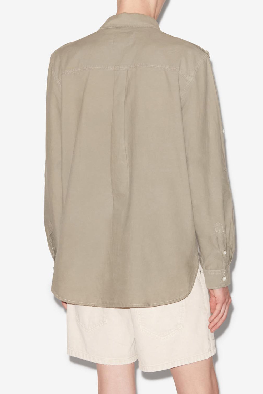 Chemise en coton cesar - Kaki - Man - 5