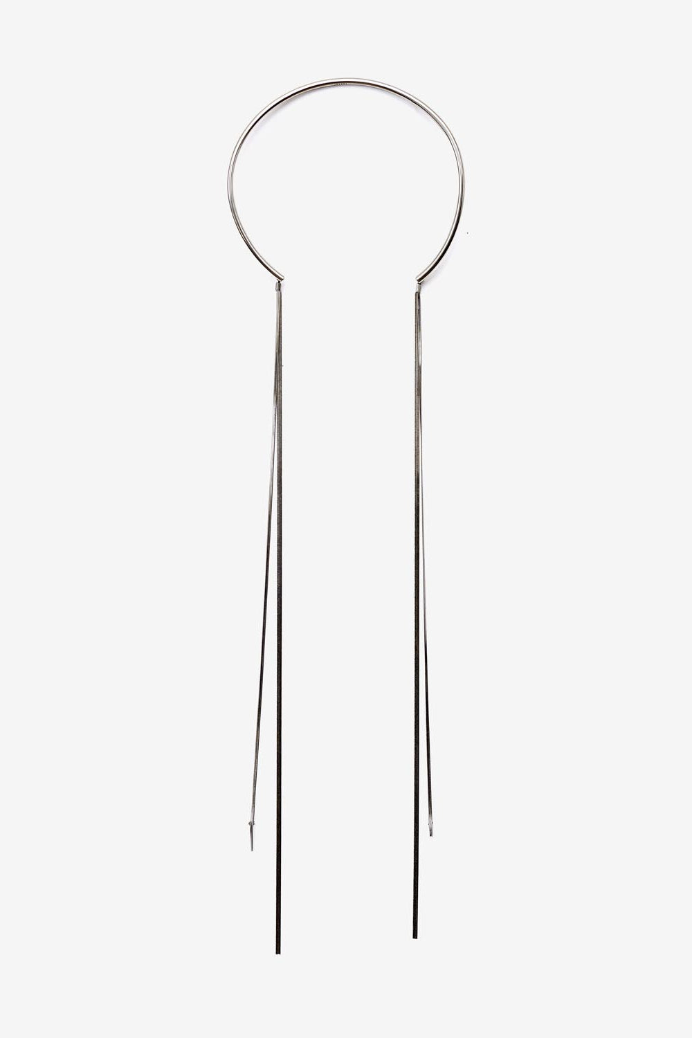 Collier argenté écharpe fascinating - Argent - Woman - 1