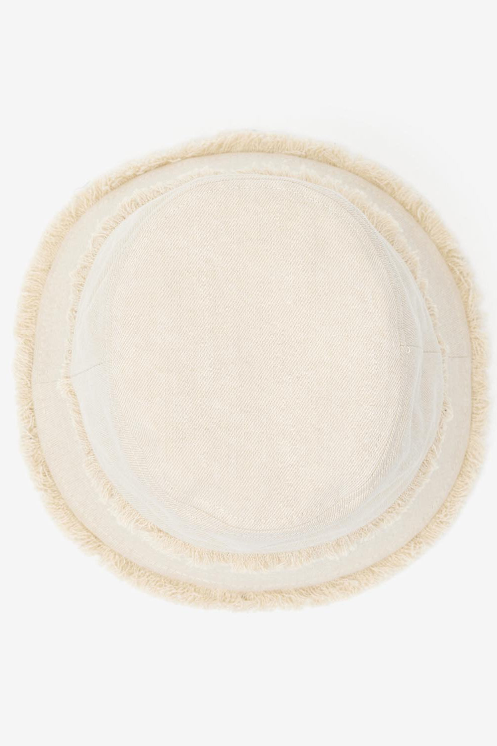 Bergen cotton bucket hat with logo - Ecru - Woman - 4