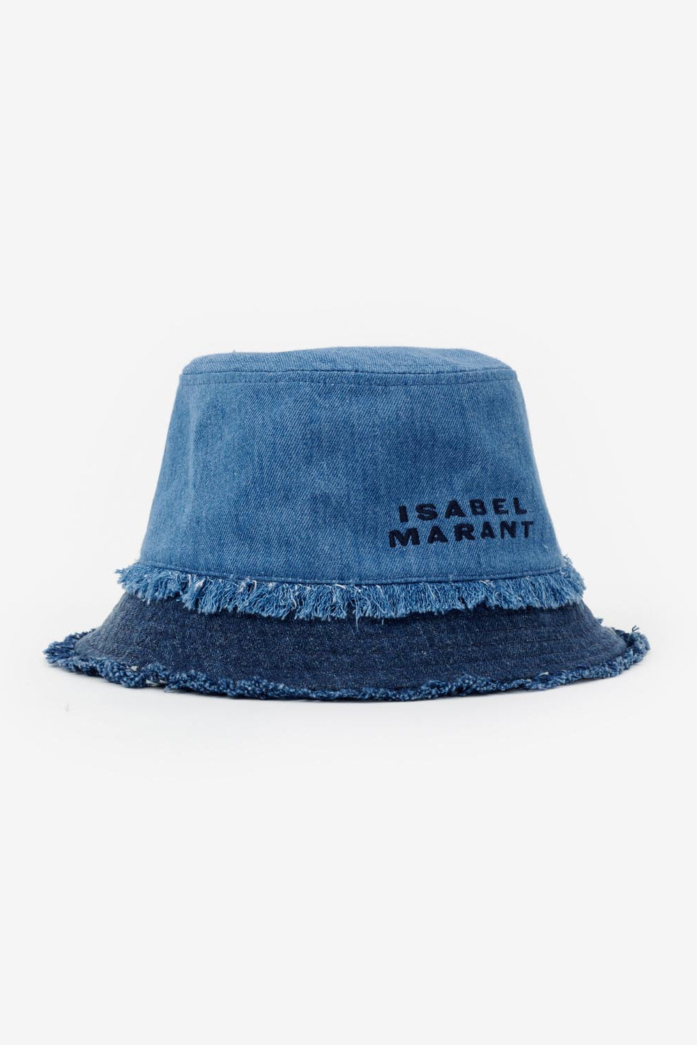 Bergen cotton bucket hat with logo - Blue - Woman - 3